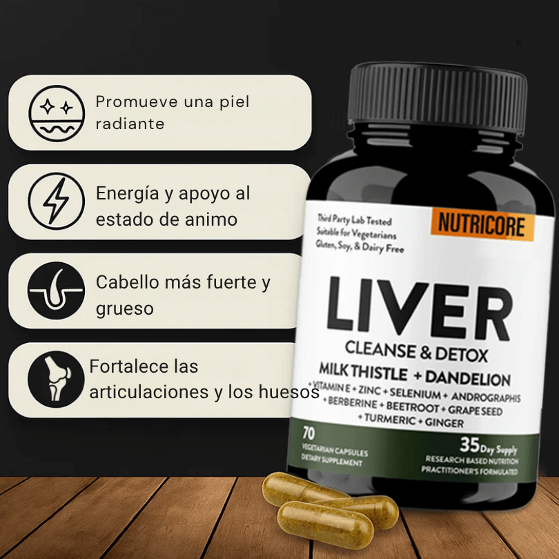 Liver Cleanse – Elimina toxinas, desinflama y recupera tu bienestar
