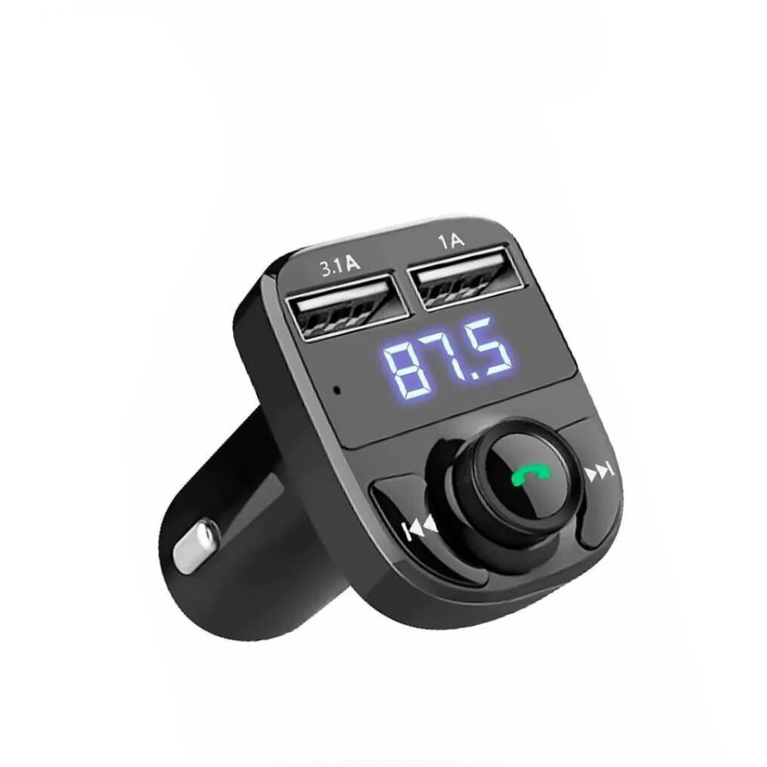 WaveX© Transmisor bluetooth con carga rápida para carro🚗