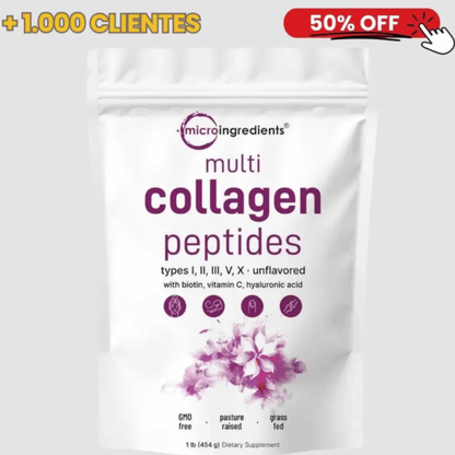Multi Collagen Peptides® Tu aliado para una piel radiante y juvenil