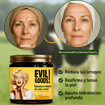 Green Madame™ – Bálsamo antiarrugas con sebo y miel. Resultados visibles en 6 días.