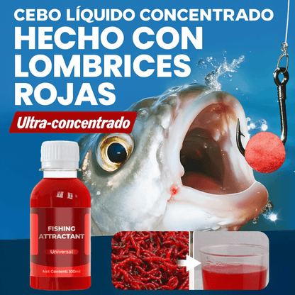 BiteRush™ – Cebo líquido universal concentrado con extracto de lombriz roja
