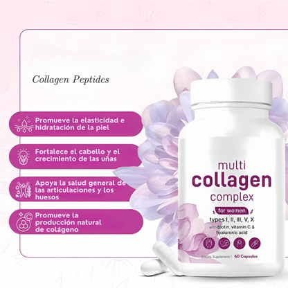 Multi Collagen Peptides® Tu aliado para una piel radiante y juvenil