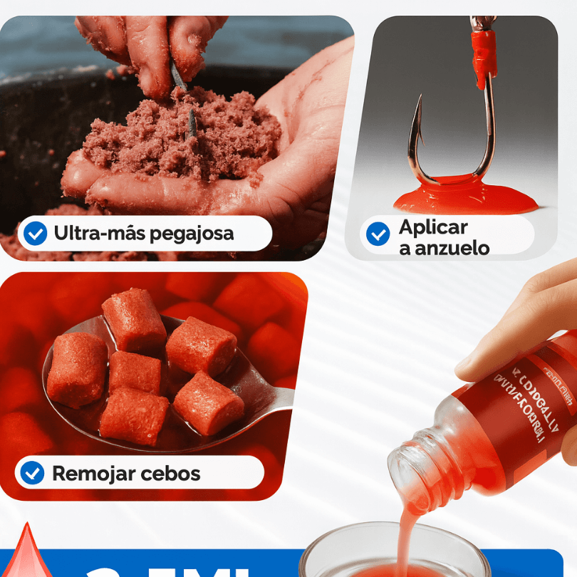 BiteRush™ – Cebo líquido universal concentrado con extracto de lombriz roja