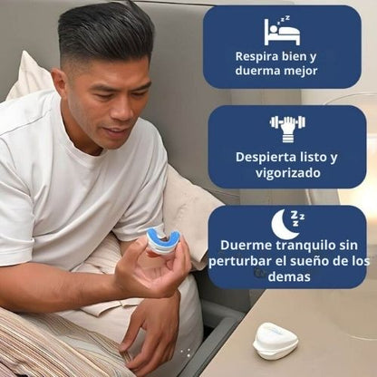 QuietX™ - Boquilla Antironquidos para Respirar Mejor y Dormir Tranquilo💤