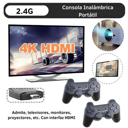 TitanBox® Consola De Juegos Inalámbricos Ultra HD🔥+ Netflix De Regalo🎁