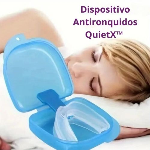 QuietX™ - Boquilla Antironquidos para Respirar Mejor y Dormir Tranquilo💤