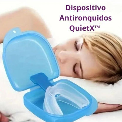 QuietX™ - Boquilla Antironquidos para Respirar Mejor y Dormir Tranquilo💤