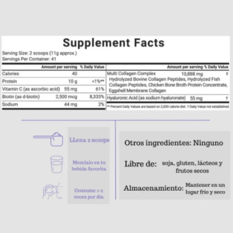 Multi Collagen Peptides® Tu aliado para una piel radiante y juvenil