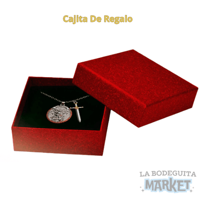 Collar San Miguel Arcángel 📿+ Cajita De Regalo🎁