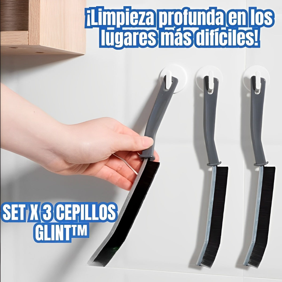 Set x3 - Cepillos de Limpieza Glint