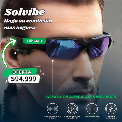 Solvibe-Gafas de sol con auriculares