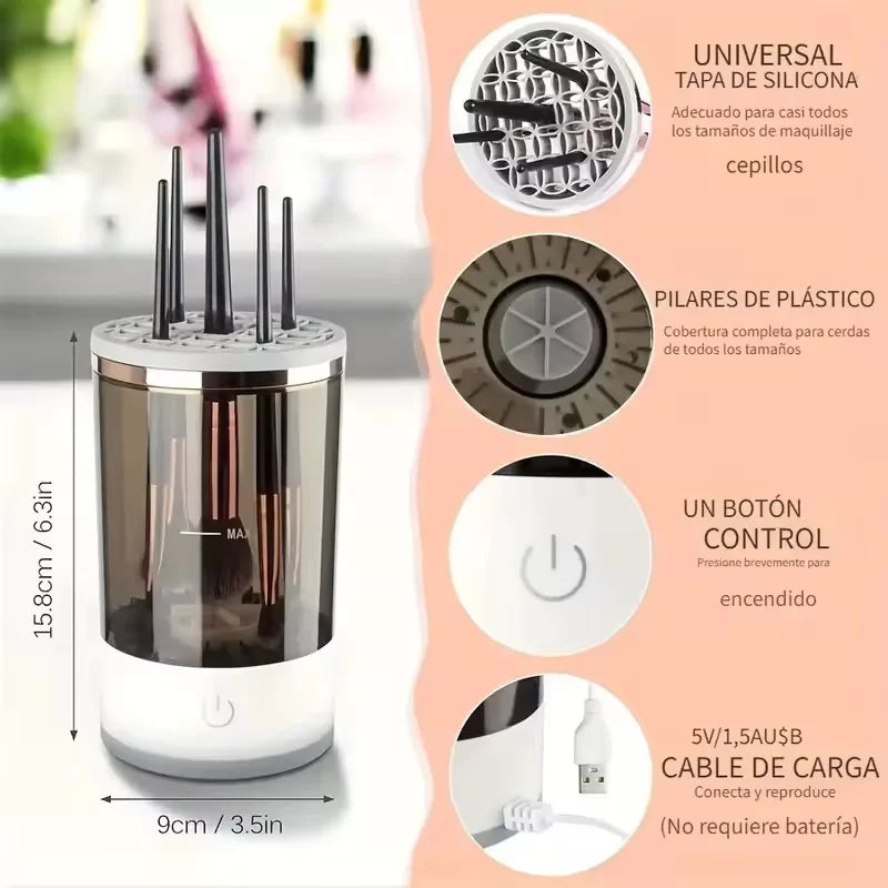 Limpiador de brochas eléctrico-Bristle🫧